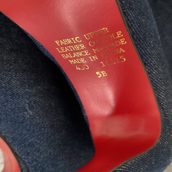 Super cute above ankle denim fold over boots - Picture 4 of 8